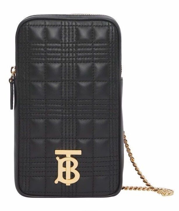 Burberry Quilted lambskin roller phone pouch bag 8044303 A1189
