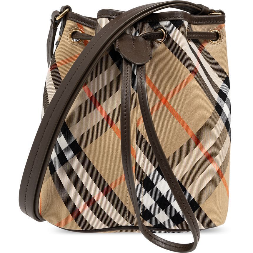 Burberry Mini Drawstring Bucket Bag Sand 8093804
