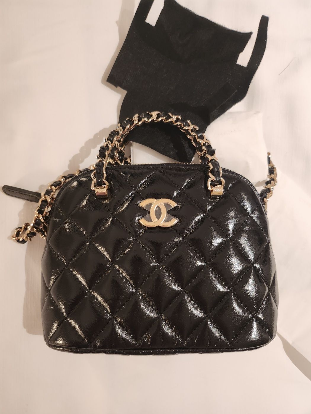 CHANEL Mini Bag Clutch With Chain AP3354 B17671 94305