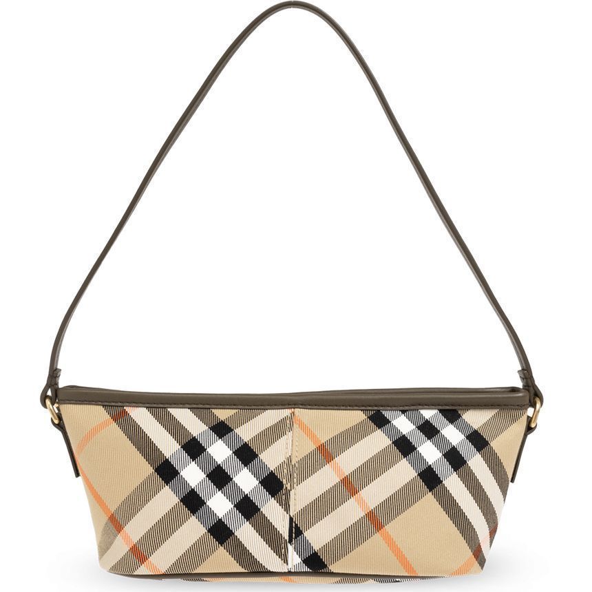 Burberry Essential Simple Baguette Shoulder Bag Sand 8095296