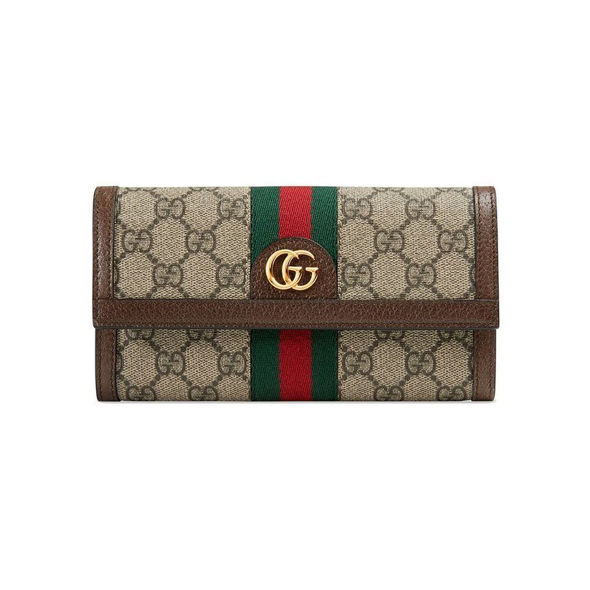 Gucci Beige Ophidia Long Wallet 523153 96IWG 8745