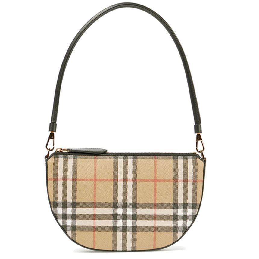 Burberry Check Pouch Shoulder Bag 8058006