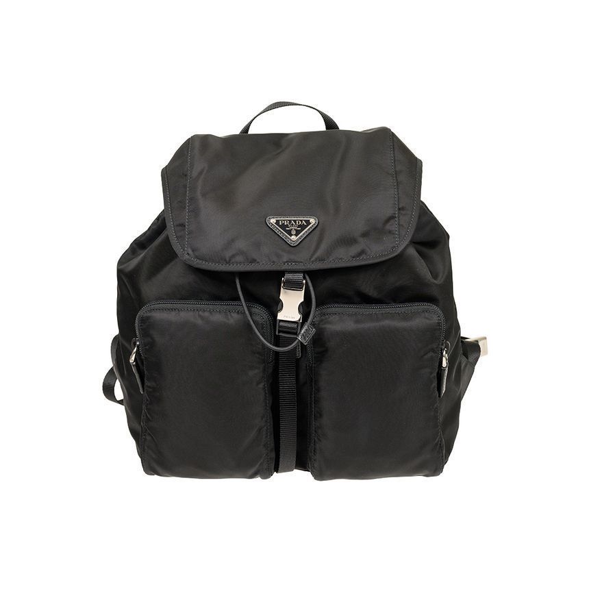 Prada Nylon Backpack Black 1BZ005