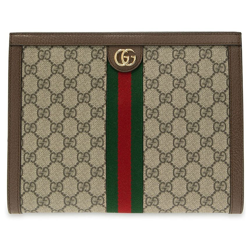Gucci Supreme Clutch Bag Beige 625549 96IWG 8745