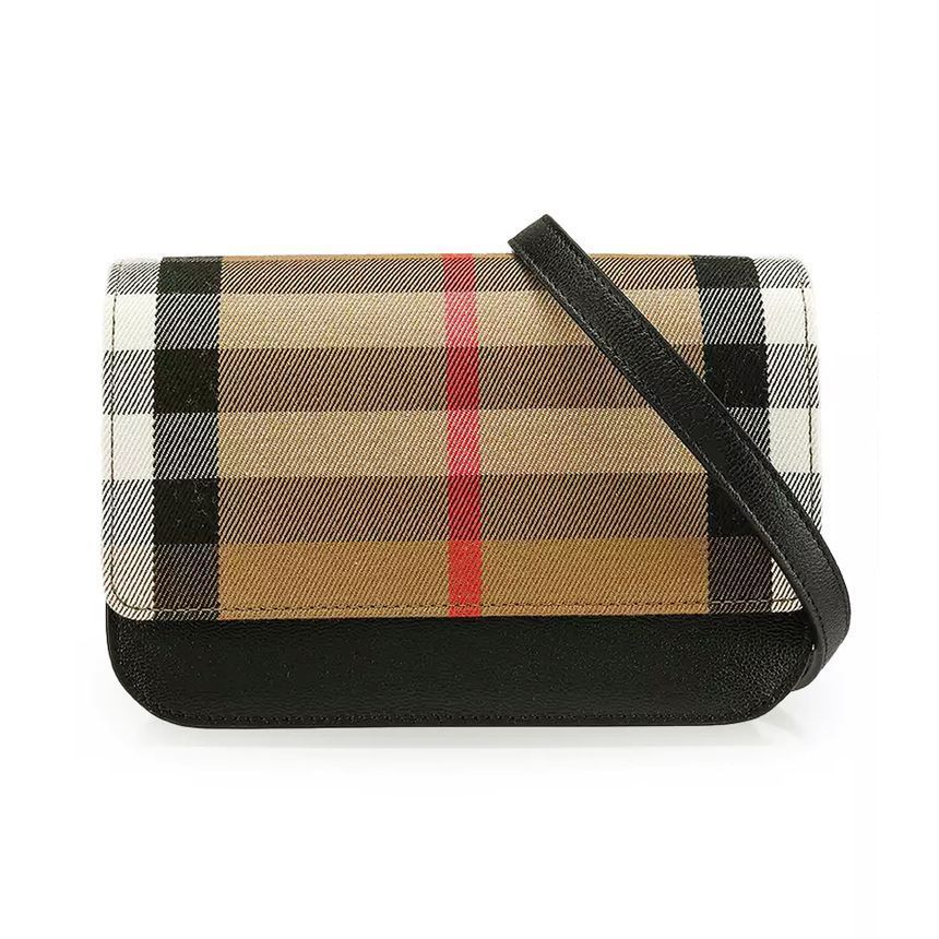 Burberry Black Check Crossbody Bag 8084026