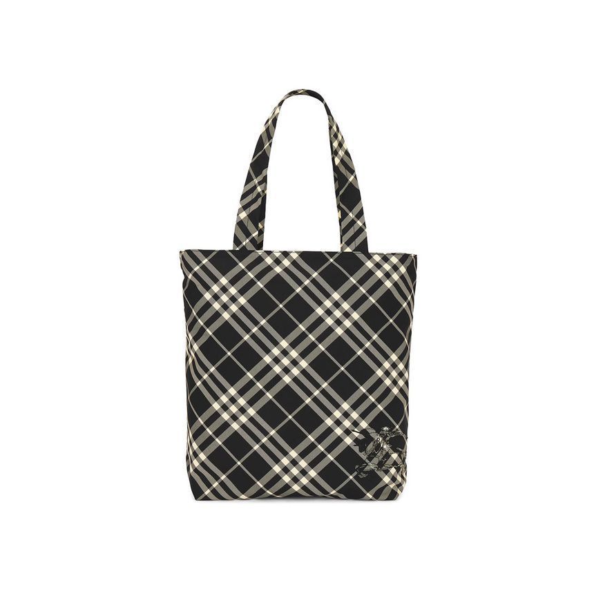 Burberry Vintage Check Tote/Shoulder Bag Black Calico 8097720