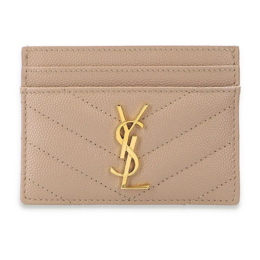 Saint Laurent Matelasse Card Wallet 423291 BOW01 2721