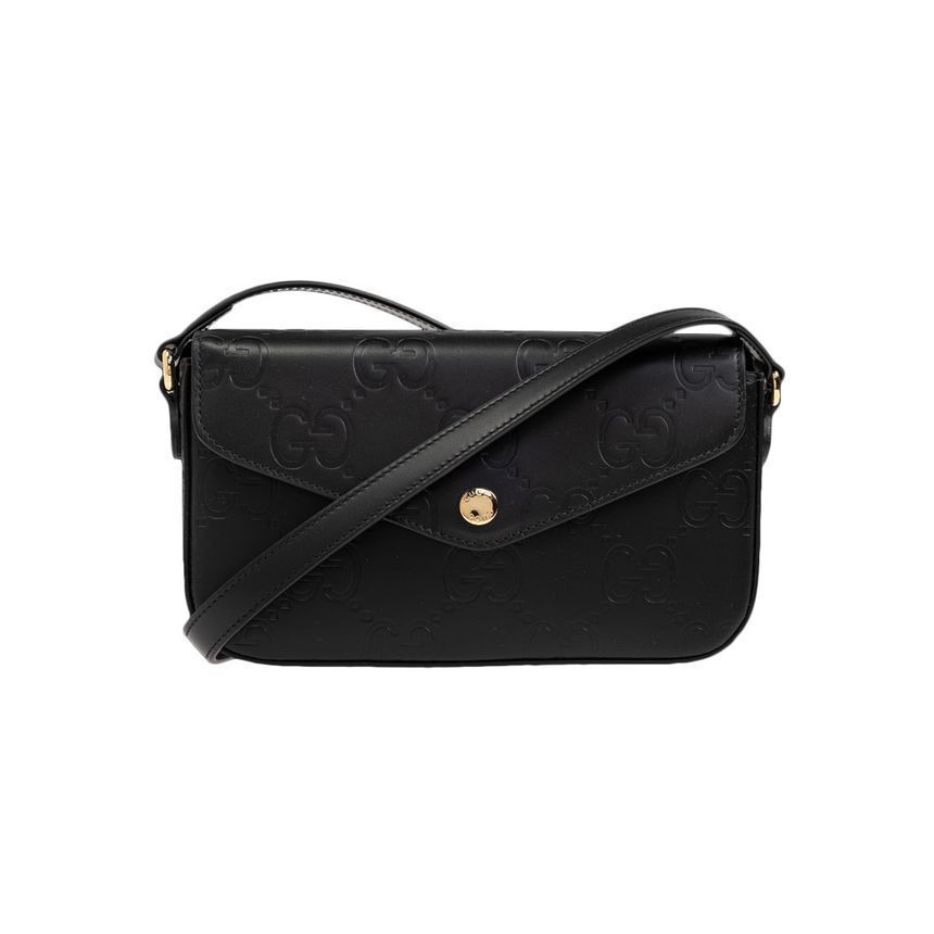Gucci Super Mini Shoulder Bag Black 772794 AADLO 1000