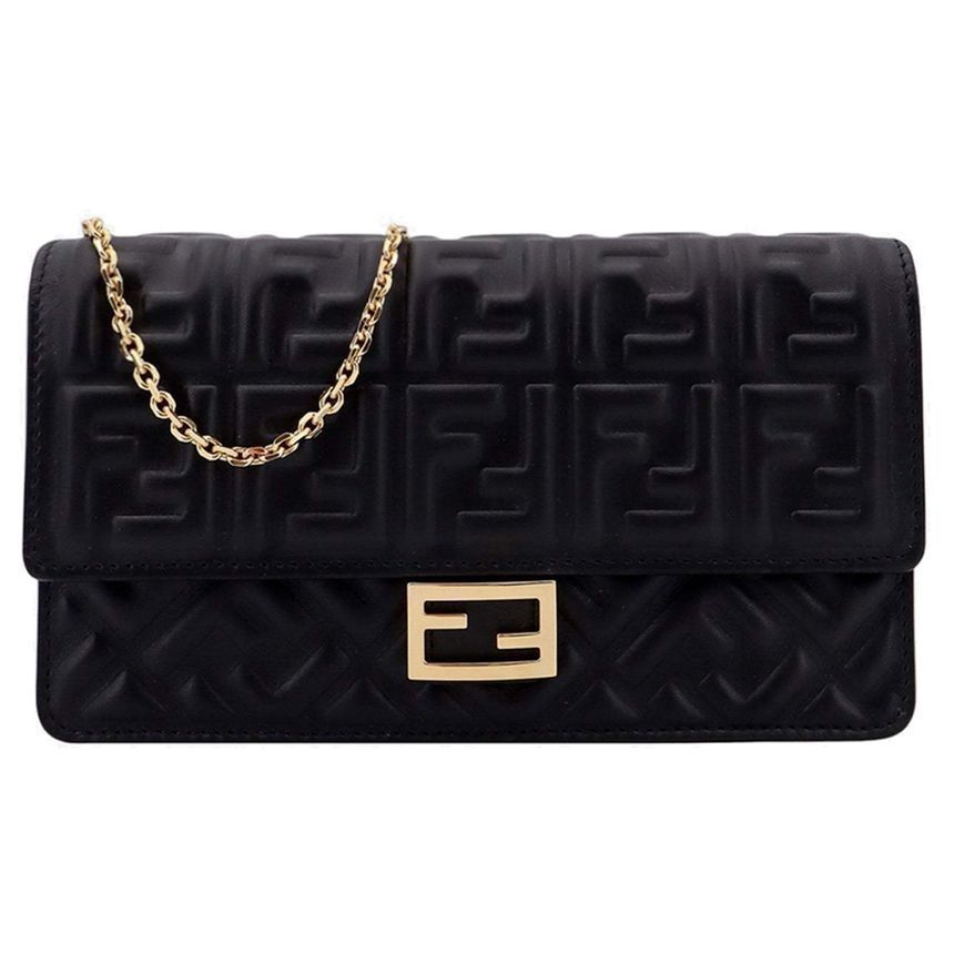 Fendi Logo Baguette Chain Wallet 8M0498 AAJD F0KUR