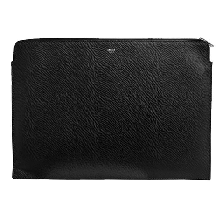 Celine Large Silver Document Clutch Bag 10B593 BEN 38SI