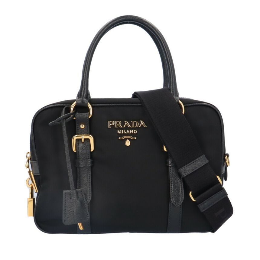 Prada Saffiano Tote Bag with Gold Details - 24FW 1BB088 ZMY F0002