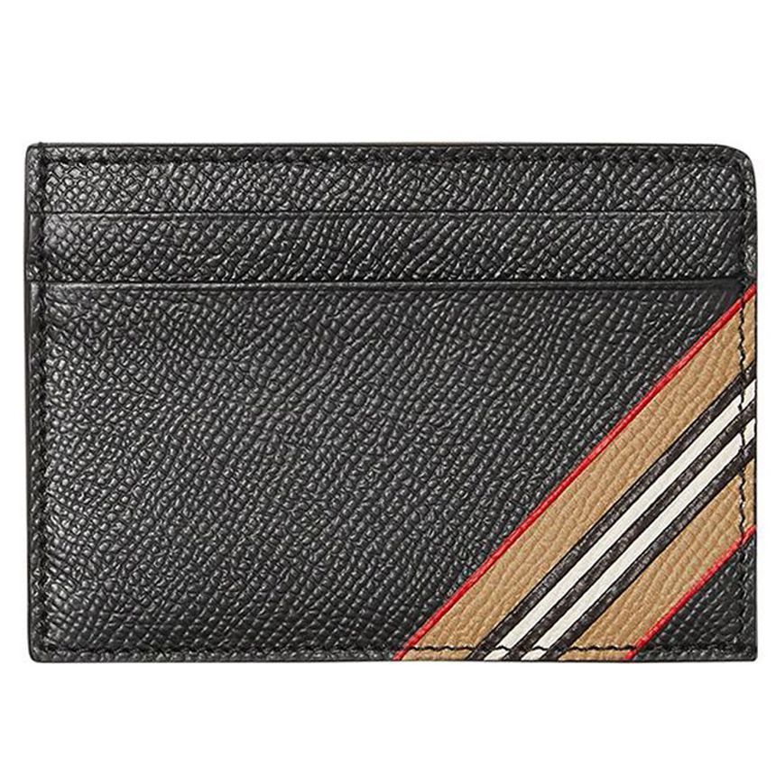 Burberry Icon Stripe Card Wallet Black 8033074