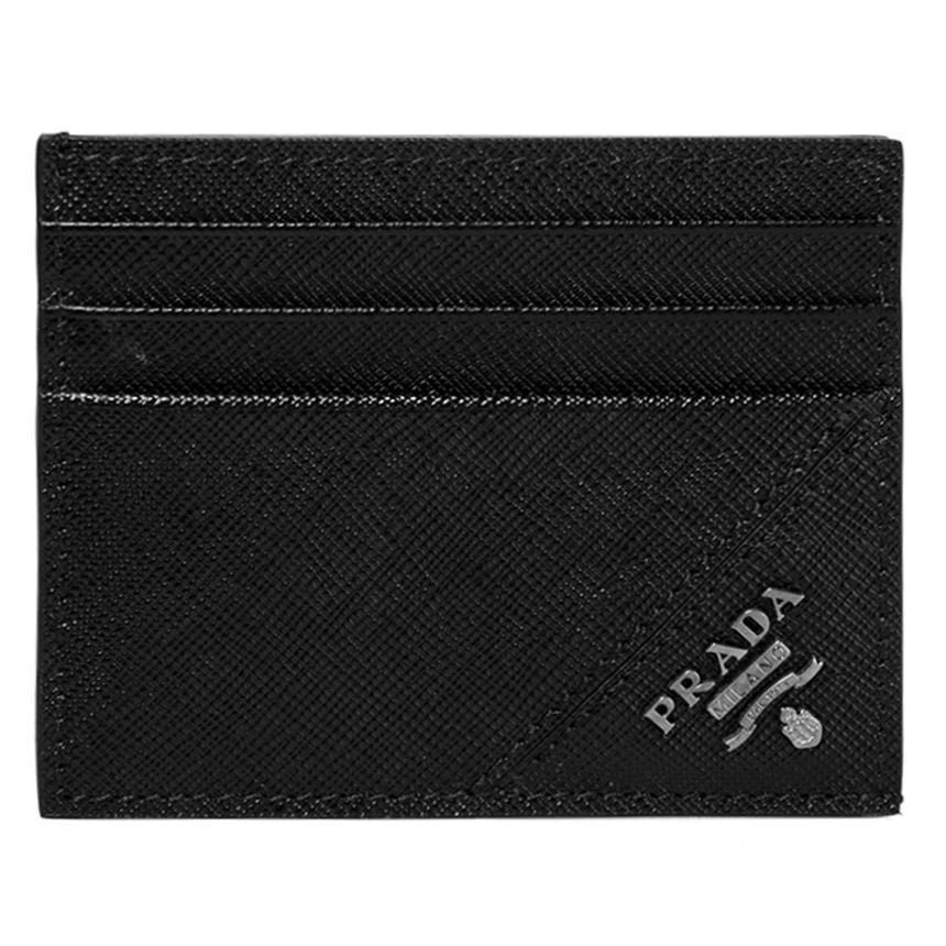 Prada Card Wallet with Labyrinth Logo 2MC223 QME F0002