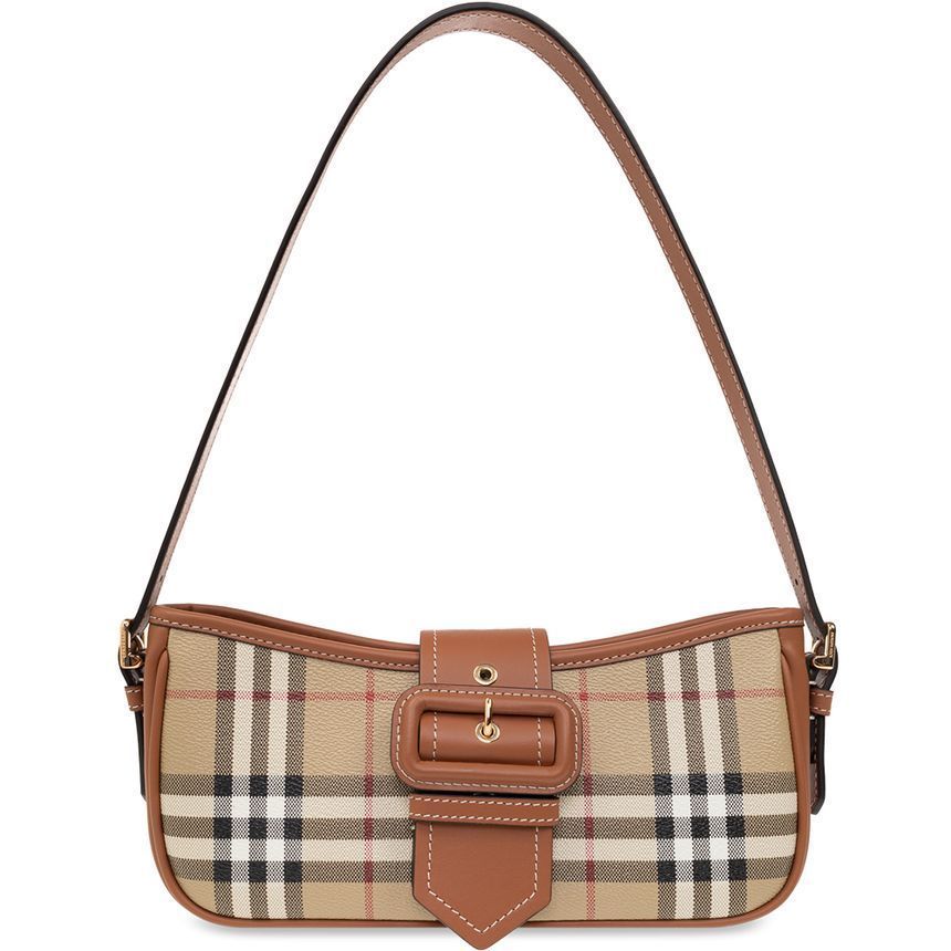 Burberry Vintage Check Shoulder Bag Brown 8070563