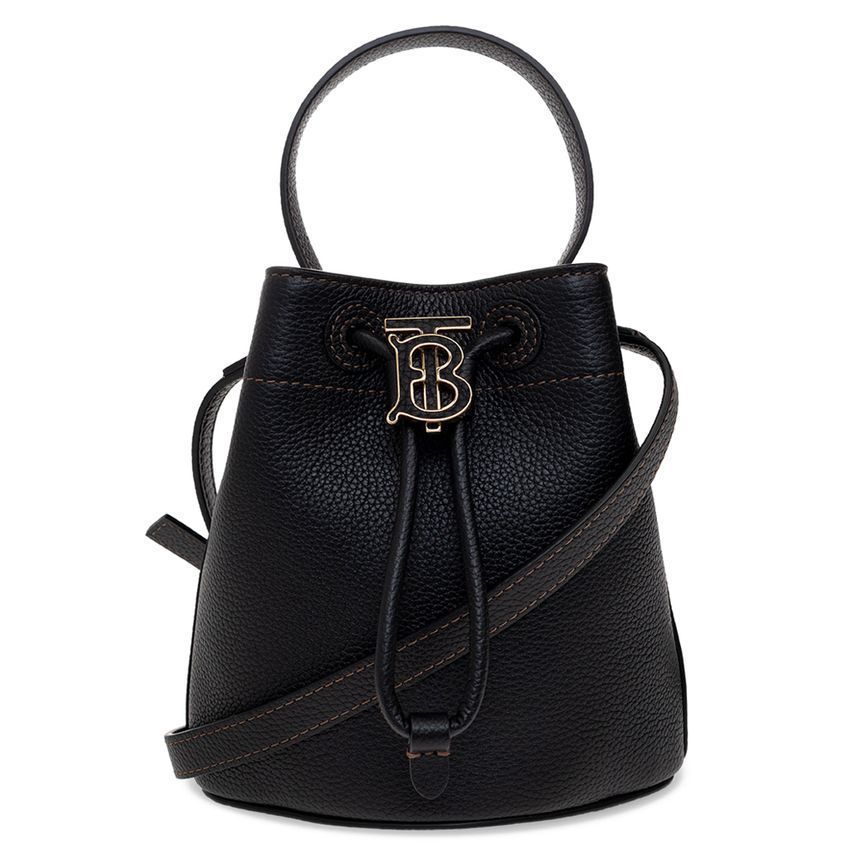 Burberry Mini Bucket Shoulder Bag Black 8066182
