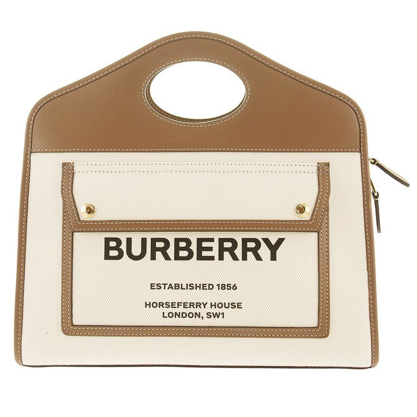 Burberry Small Tote Bag with Logo Pocket 24SS 8036784