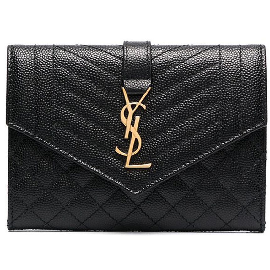 Saint Laurent Matelass Envelope Wallet 651026 BOW91 1000