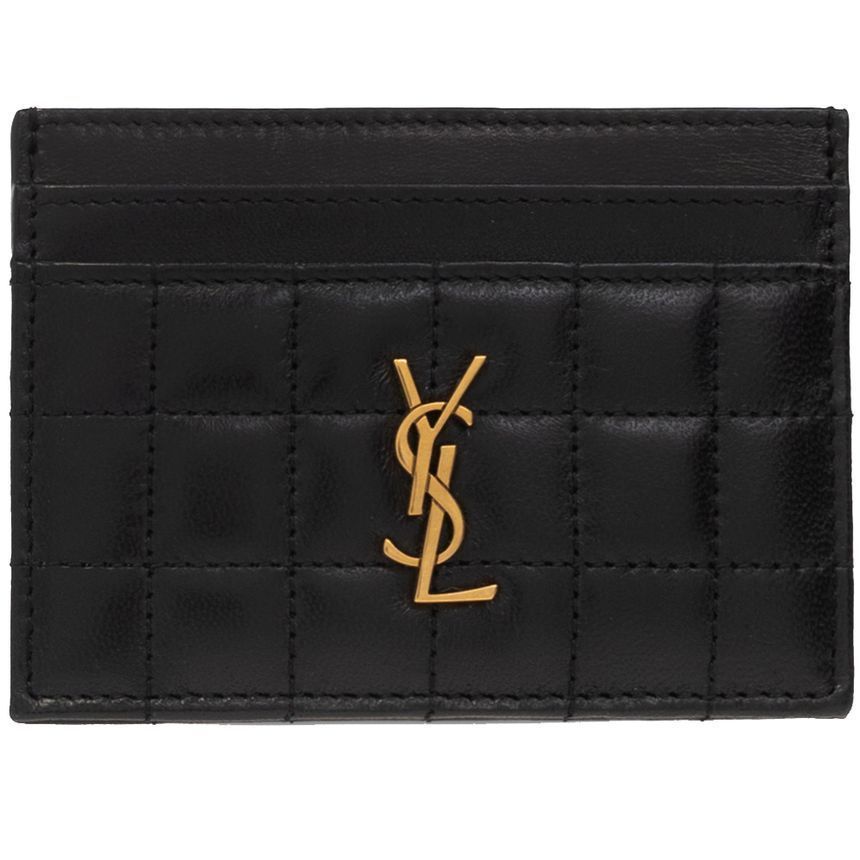Saint Laurent Quilted Card Wallet 742760 AABVP 1000