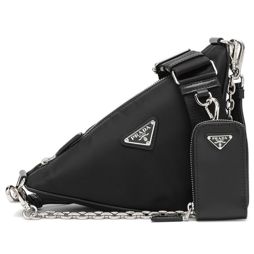 Prada Triangle Crossbody Bag 1BH190 RDLN F0002