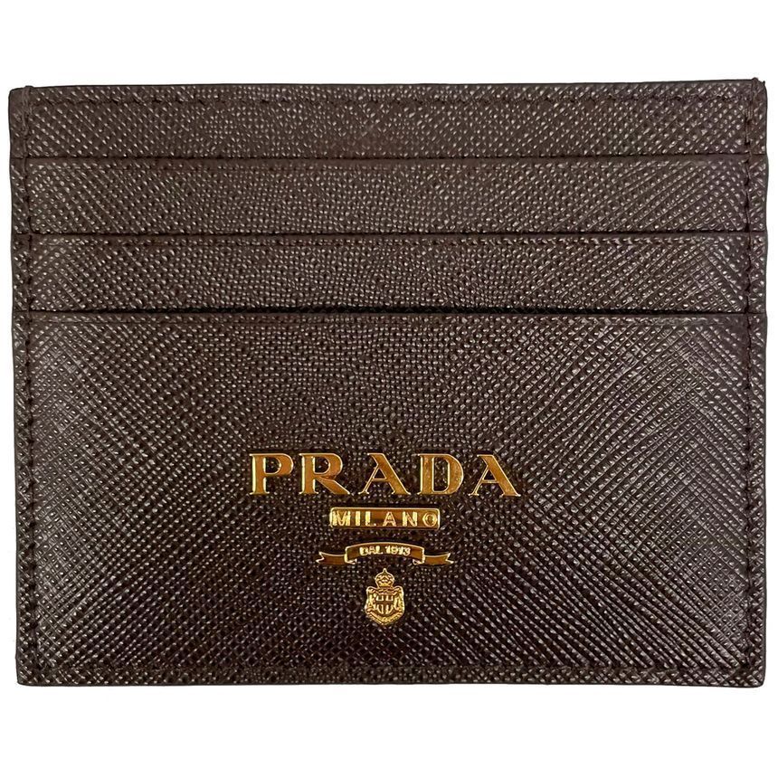 Prada Gold Logo Card Wallet 1MC025 2D93 F0201