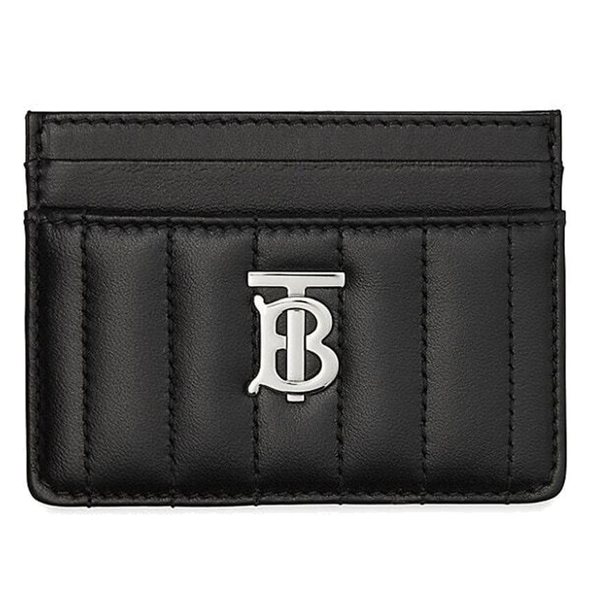 Burberry Quilted Padding Card Wallet with Lola Logo - 8064826