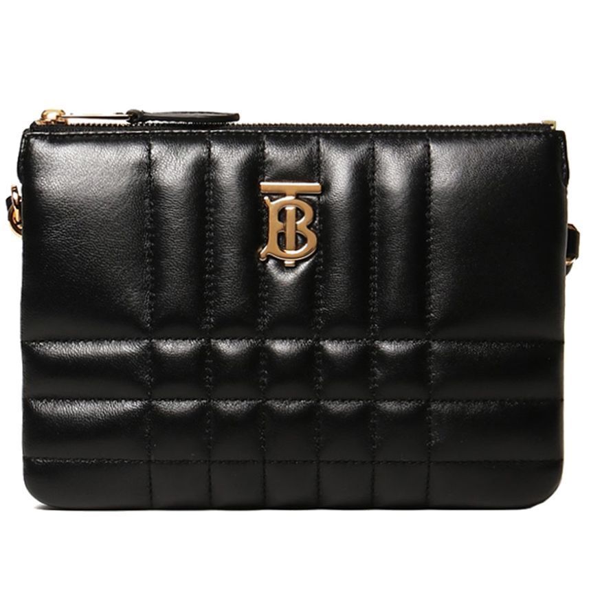 Burberry Quilted Double Pouch Crossbody Bag 8049283