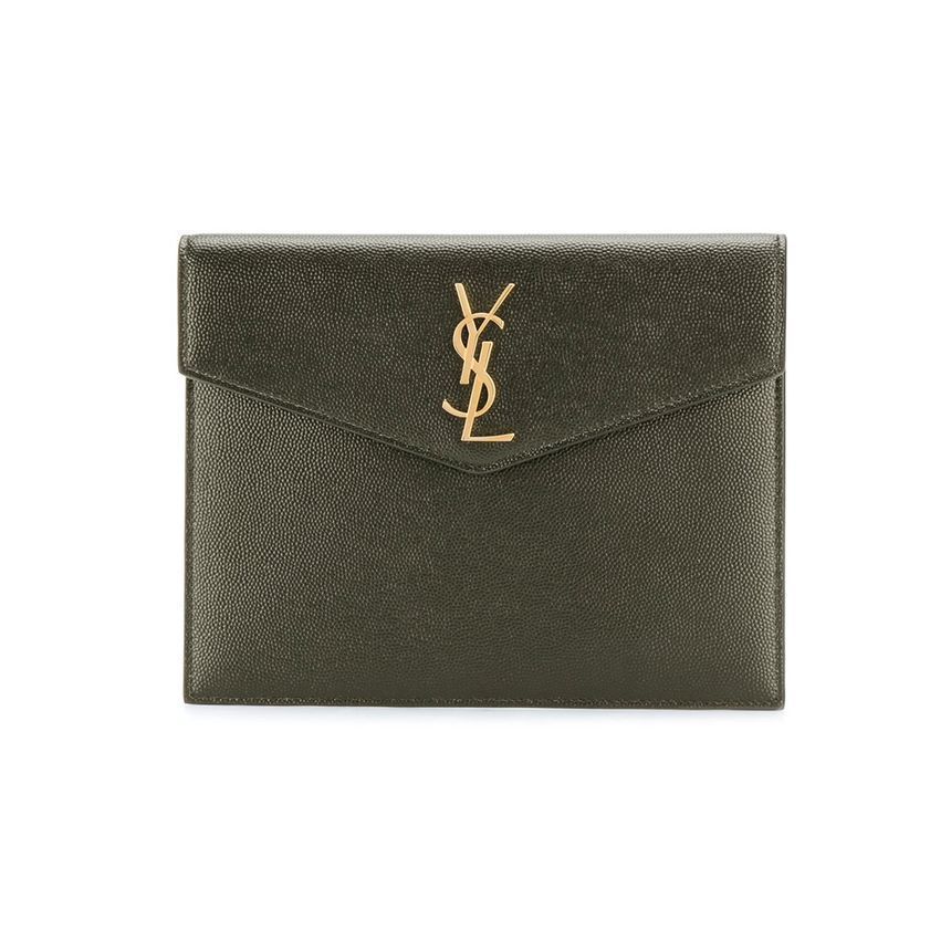 Saint Laurent 13th Anniversary Gold Envelope Clutch Bag 565733 1GF0J 1011