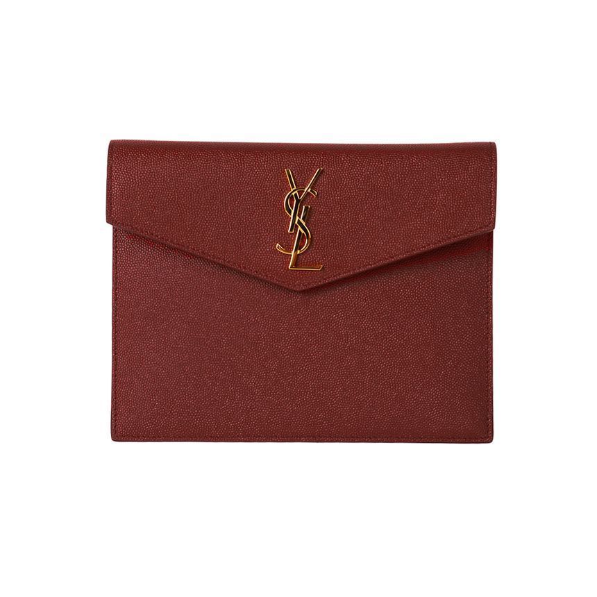 Saint Laurent 13th Anniversary Gold Envelope Clutch Bag 565733 1GF0J 6008