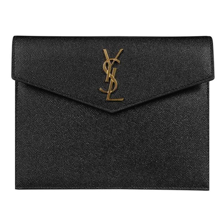 Saint Laurent 13th Anniversary Gold Envelope Clutch Bag 565733 1GF0J 1000