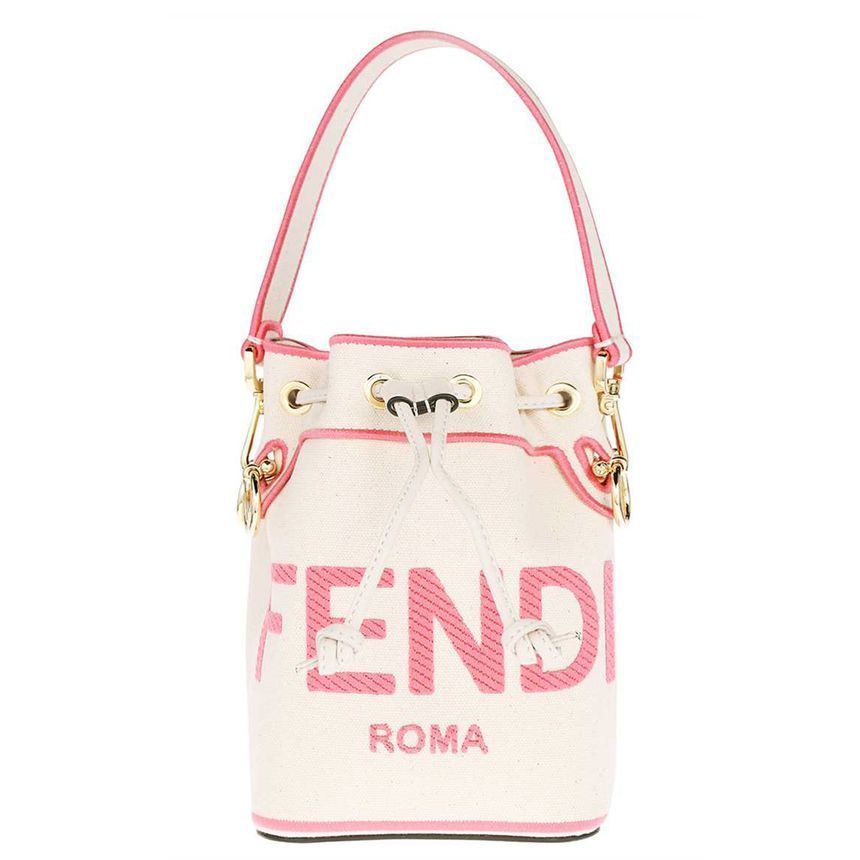 Fendi Logo Mini Bucket Bag 8BS010 ANXE F1LG7