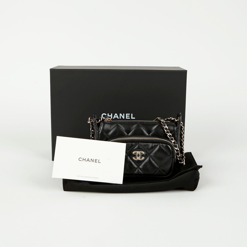 CHANEL Mini Pocket Shoulder Crossbody Bag AP4348
