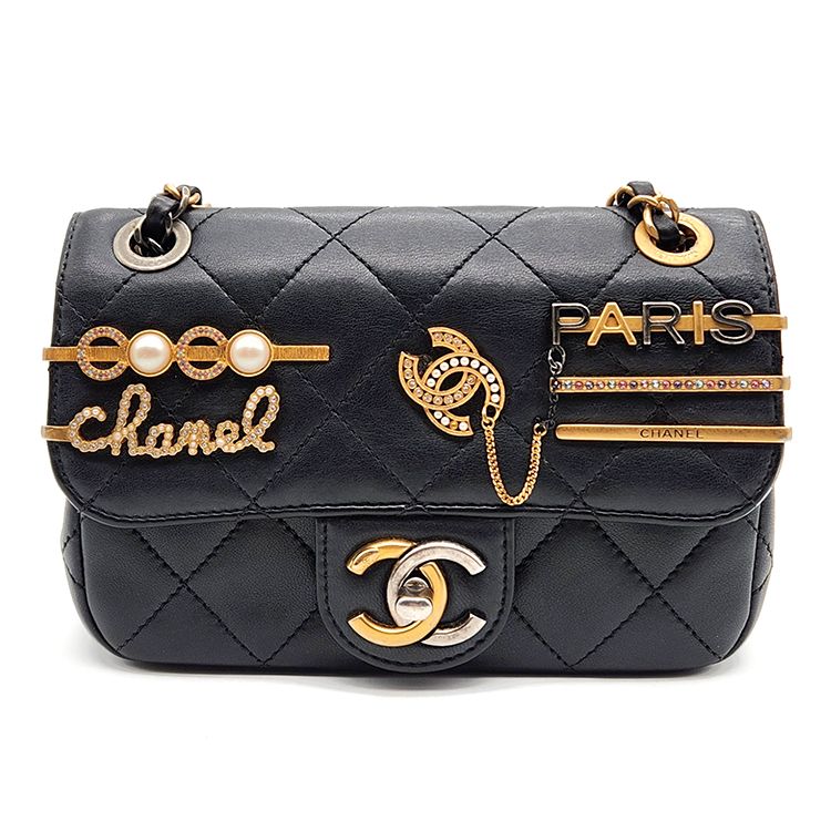 CHANEL Decorative Chain Shoulder Bag L390473