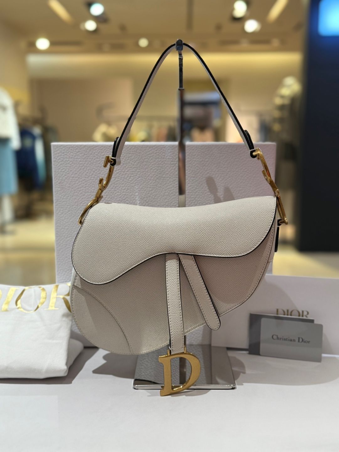 Dior White Shoulder Bag M0446CBAA_M030