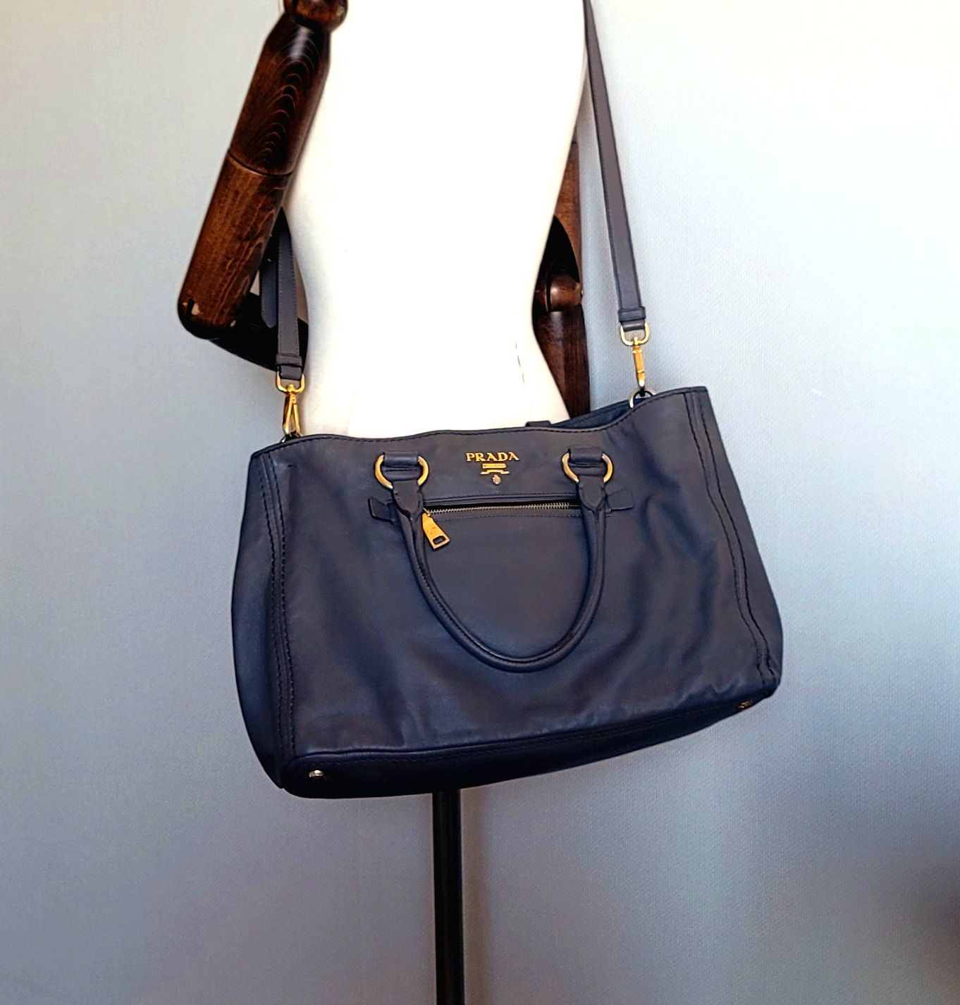 Prada Vintage 2way Tote & Cross [Authentic] - SKU: One Size