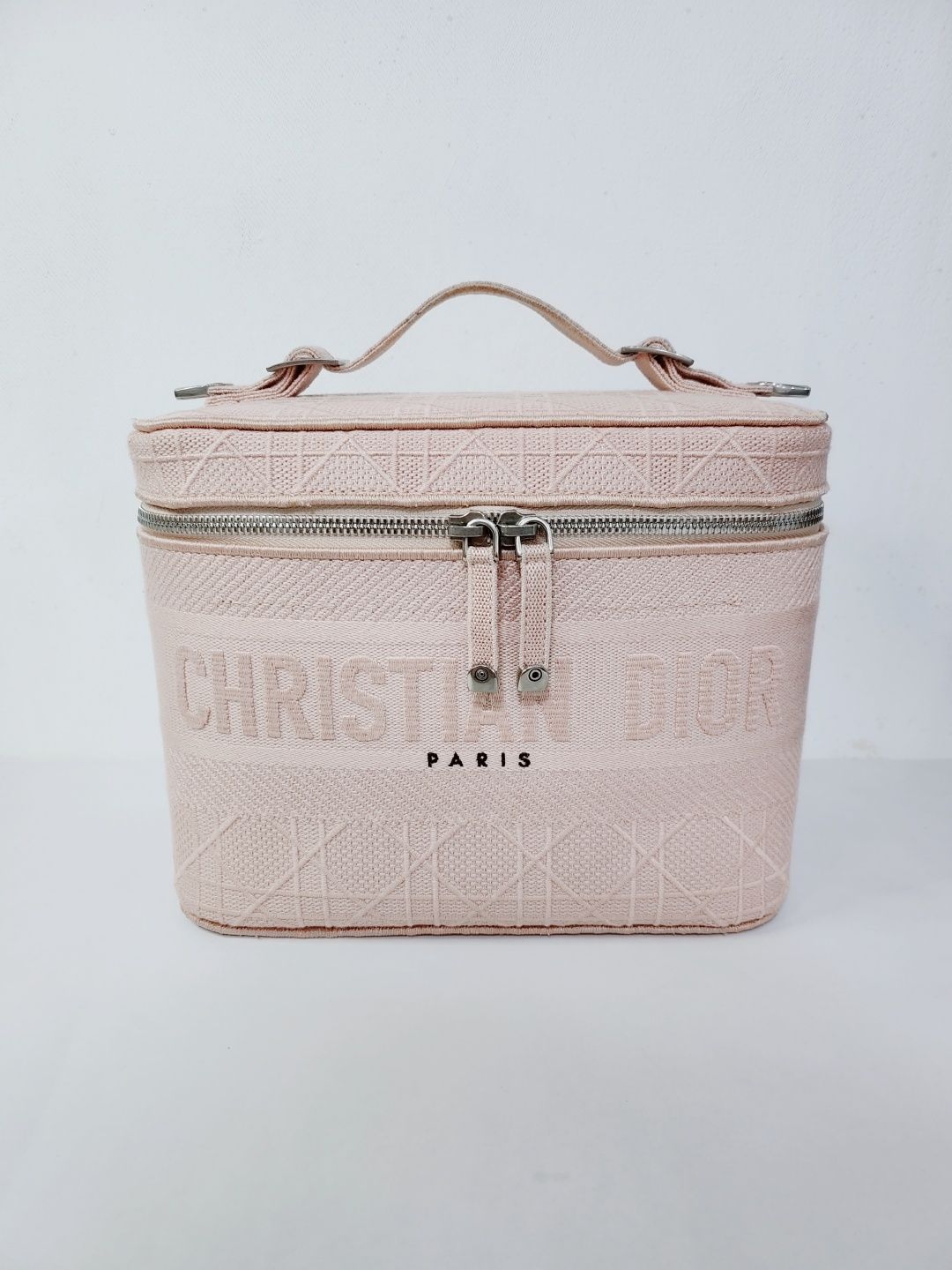 Dior Pink Kanaju Embroidered Tote Bag - Travel Vanity SKU12345