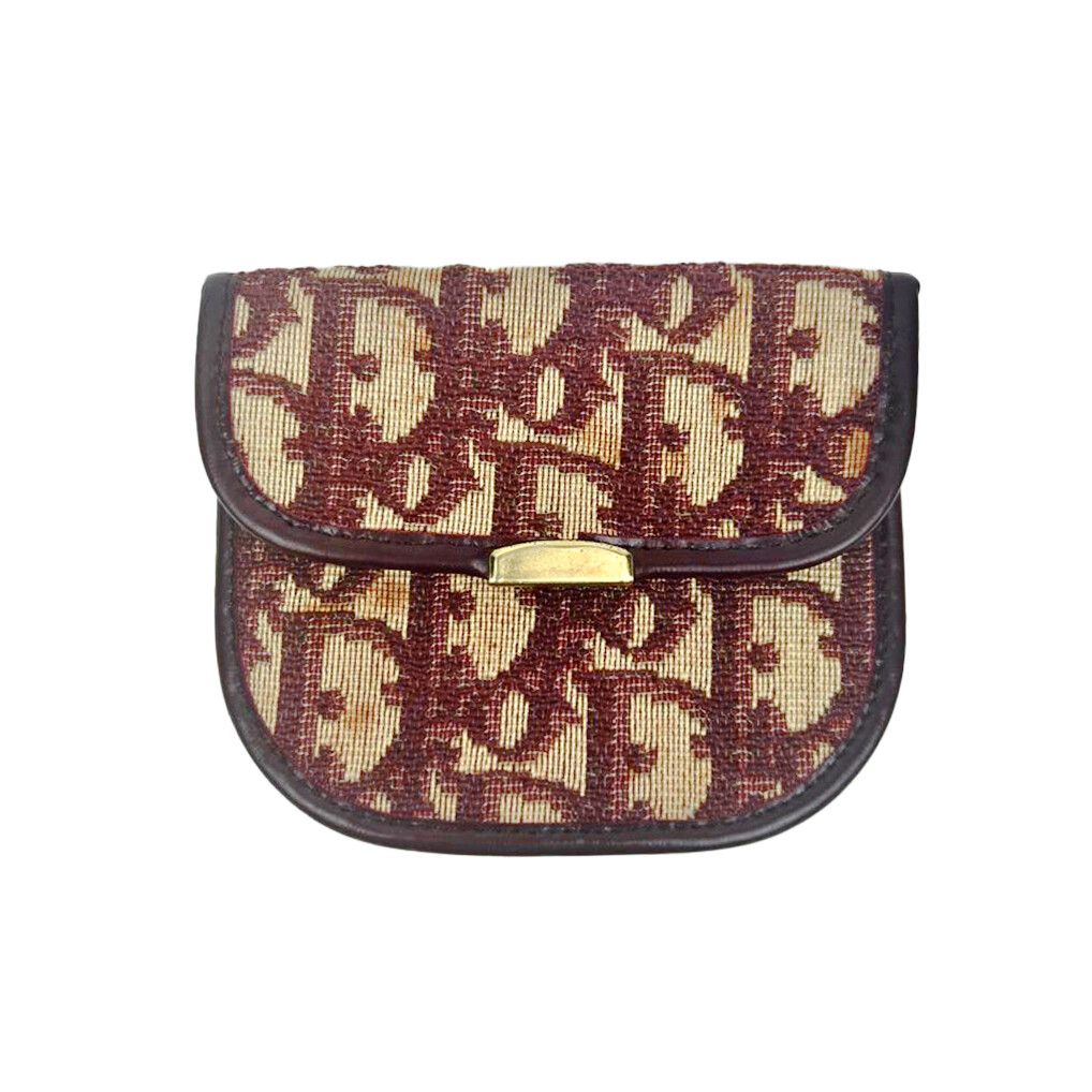 Dior Oblique Montenu Wine Coin Wallet - SKU12345