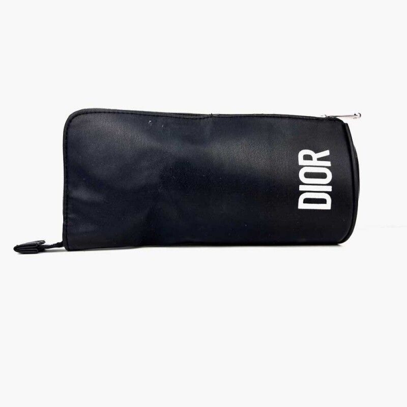 Dior White Logo Poly Pouch Black SKU