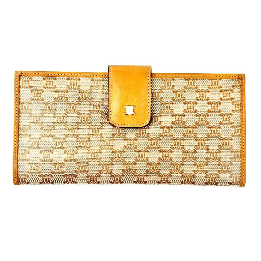 Celine Vintage Beige Women's Long Wallet - SKU