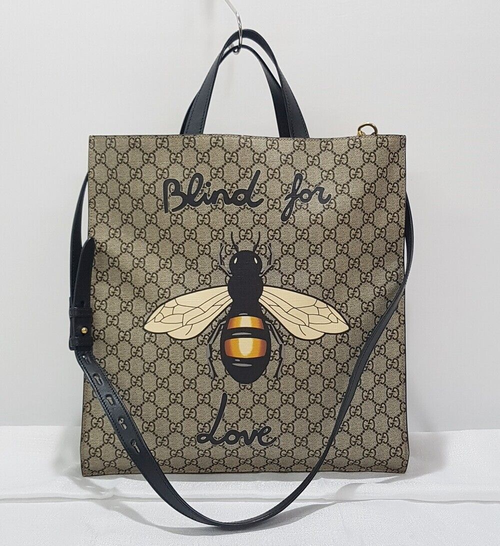 Gucci Supreme Bee Tote Shoulder Bag 450950