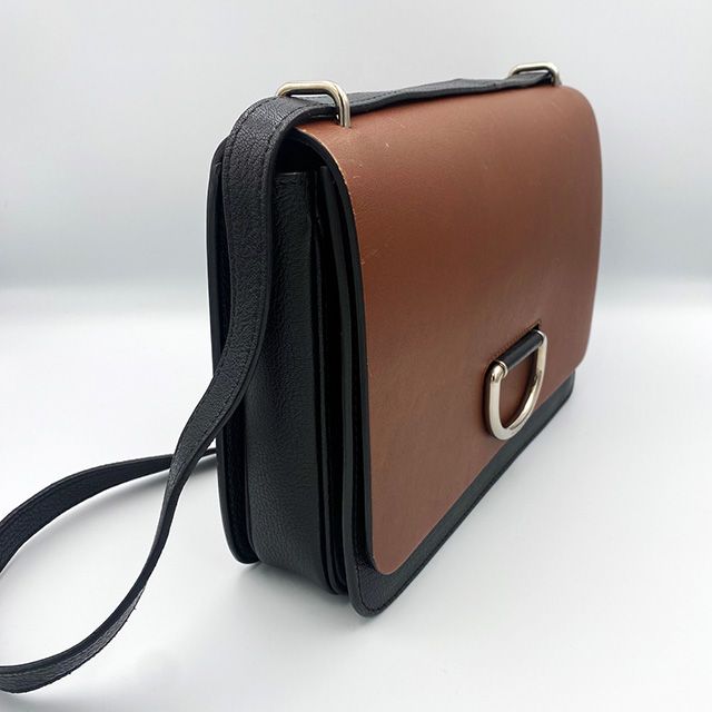 Burberry Brown D-Ring Medium Shoulder Bag - SKU: D2341