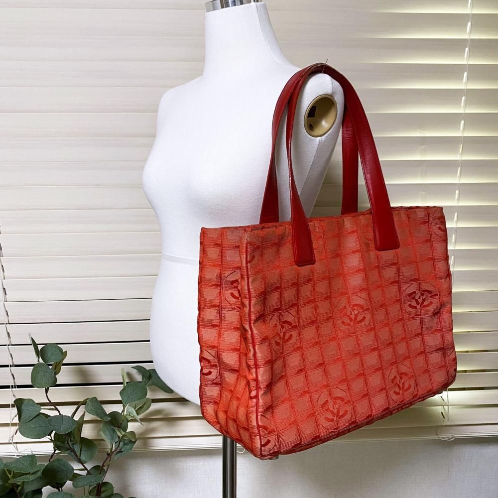 CHANEL Travel Line Fabric Shoulder Bag - SKU 123456