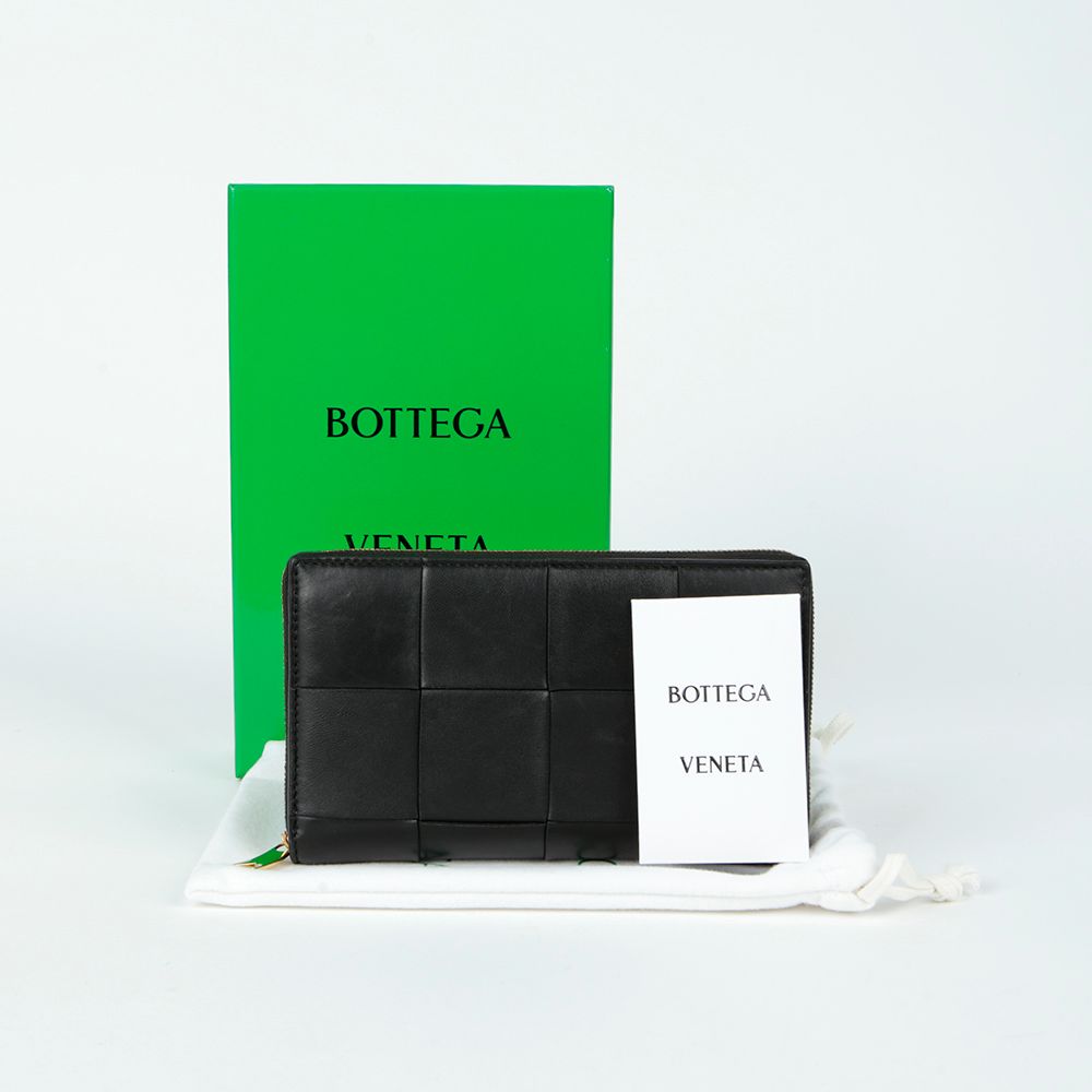 Bottega Veneta Zip Around Long Wallet 750259