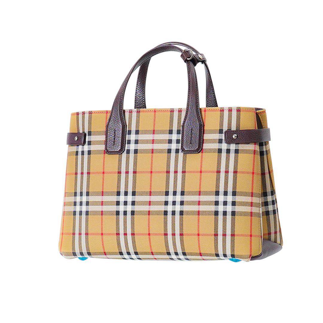 Burberry Vintage Check Banner Medium Tote Bag 4076952
