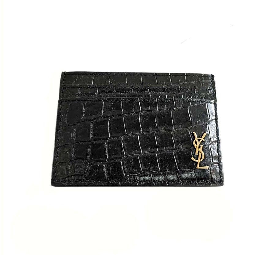 Saint Laurent Tiny Monogram Card Wallet 5857236877