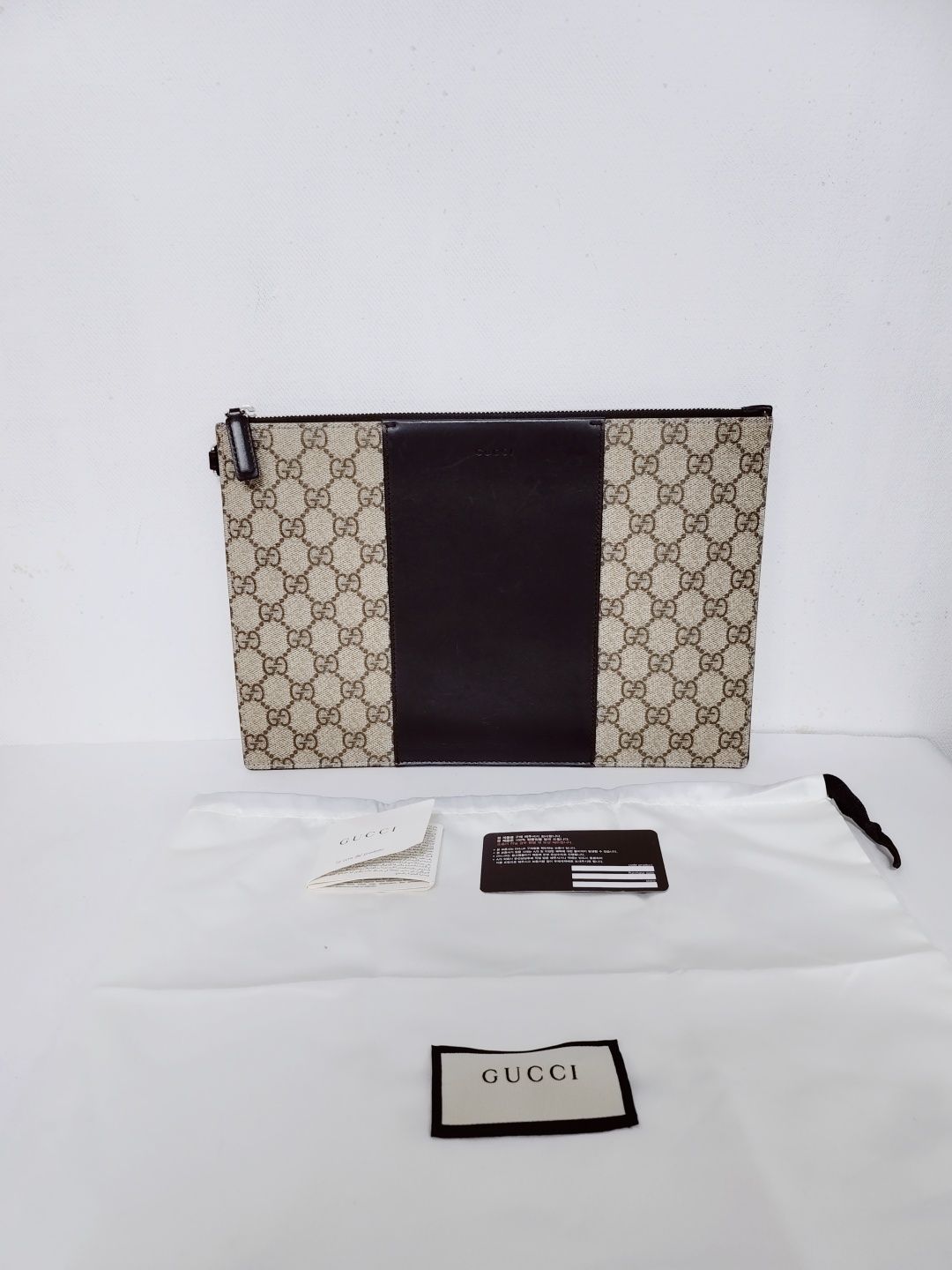 Gucci Supreme Canvas Eden Unisex Clutch Bag SKU123456