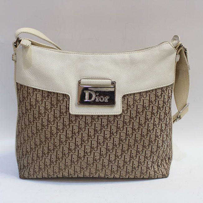 Dior Beige Logo Crossbody Bag SKU123