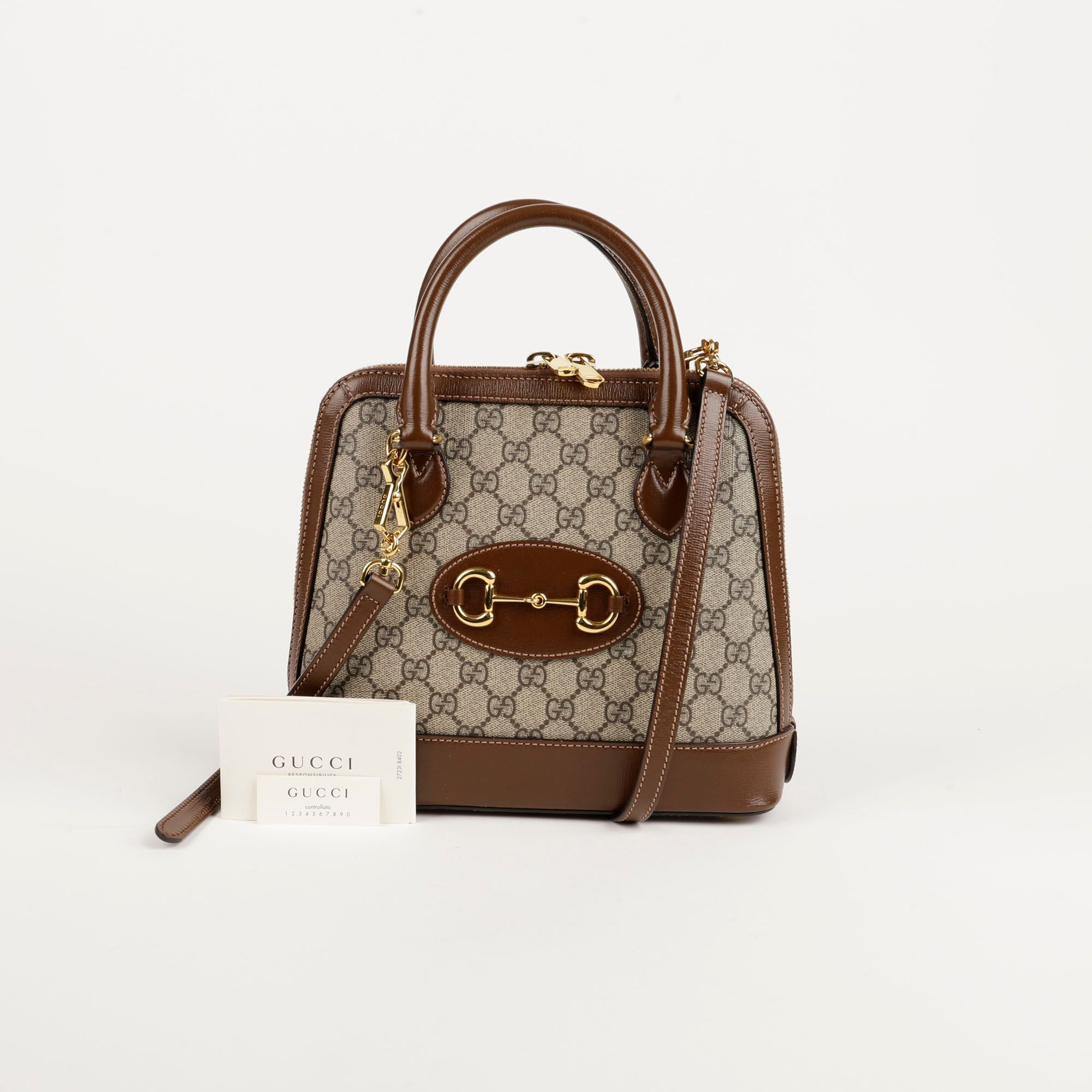 Gucci Small Top Handle Tote Bag with Horsebit 1955 Design 621220