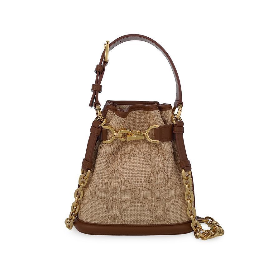 Dior Three Small Bag Natural Gold 5ET0418