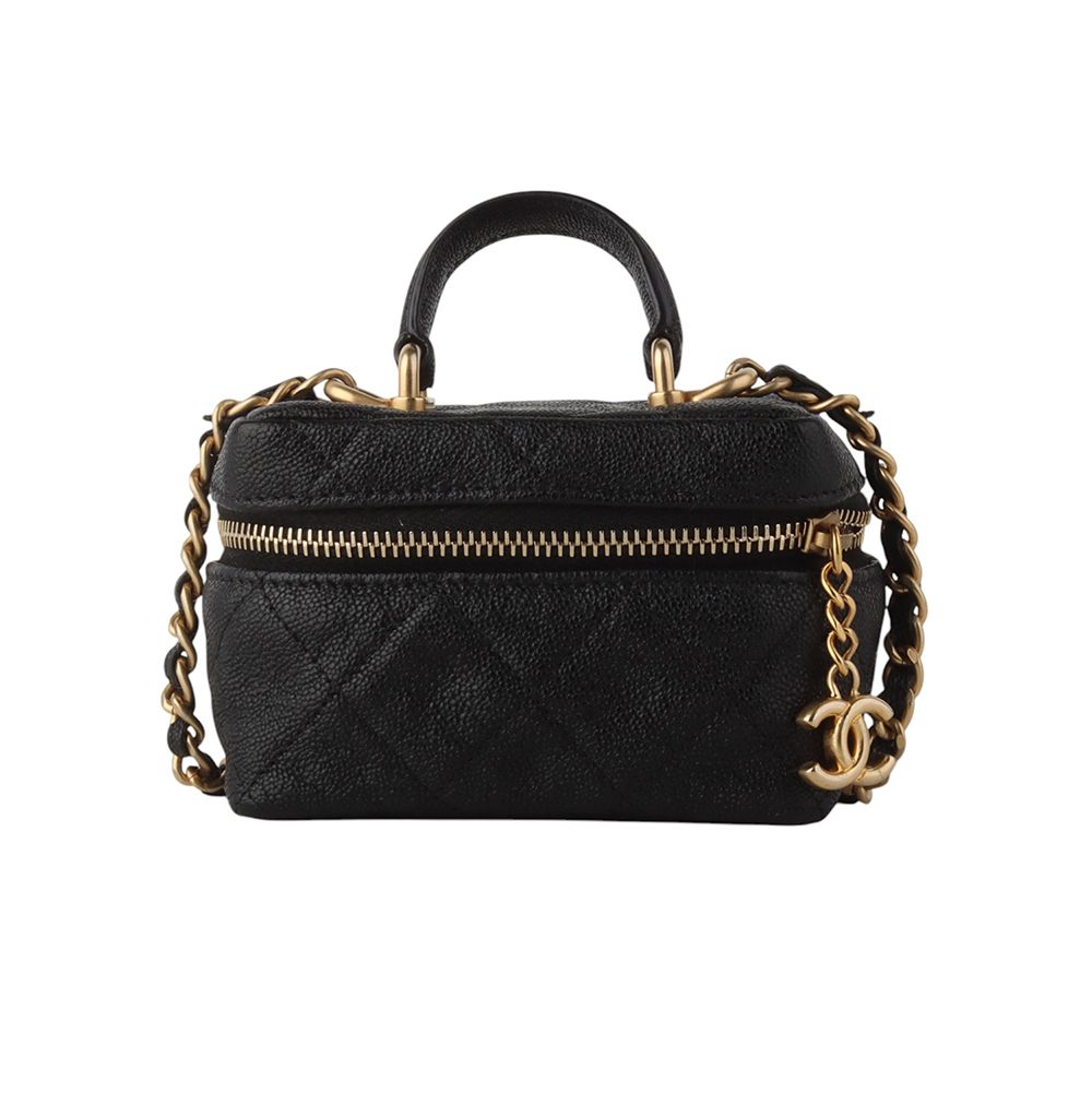 CHANEL Small Vanity Mini Handle Chain Bag 34464 AP2194