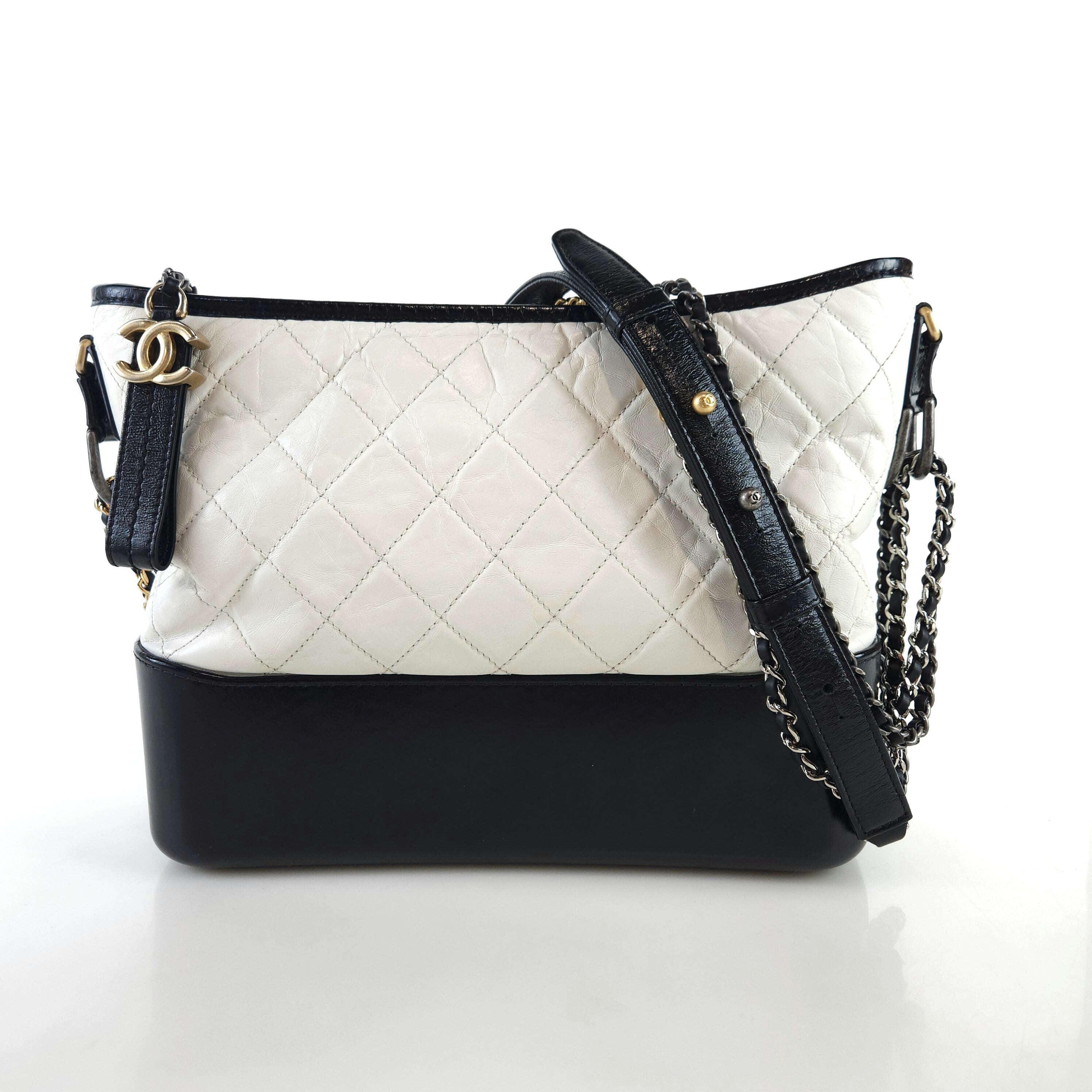 CHANEL Gabrielle Hobo Bag Shoulder Cross Bag A93824 8828